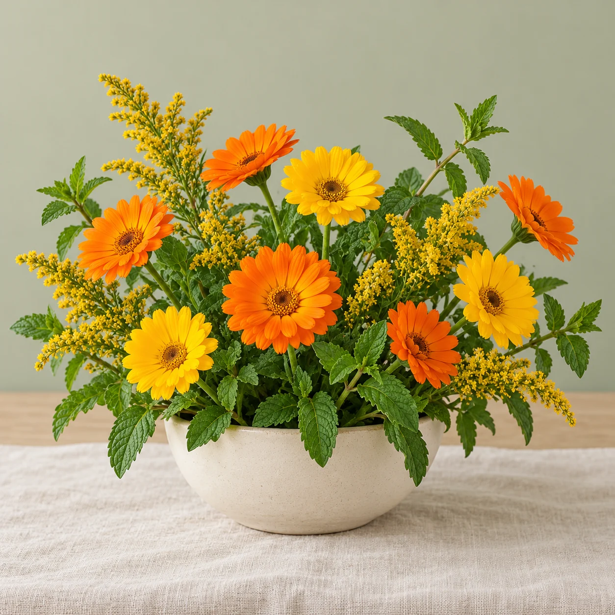 Calendula morning