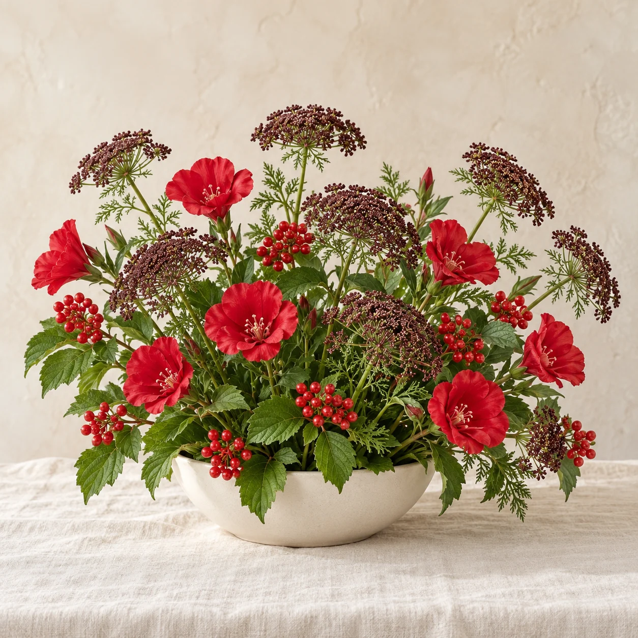 Red velvet garden