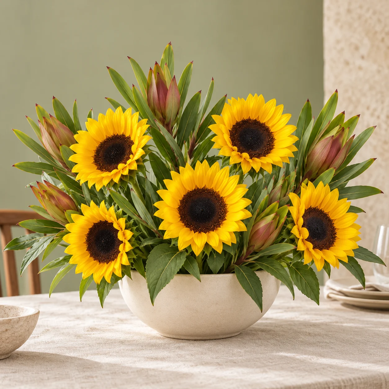 A little sunshine