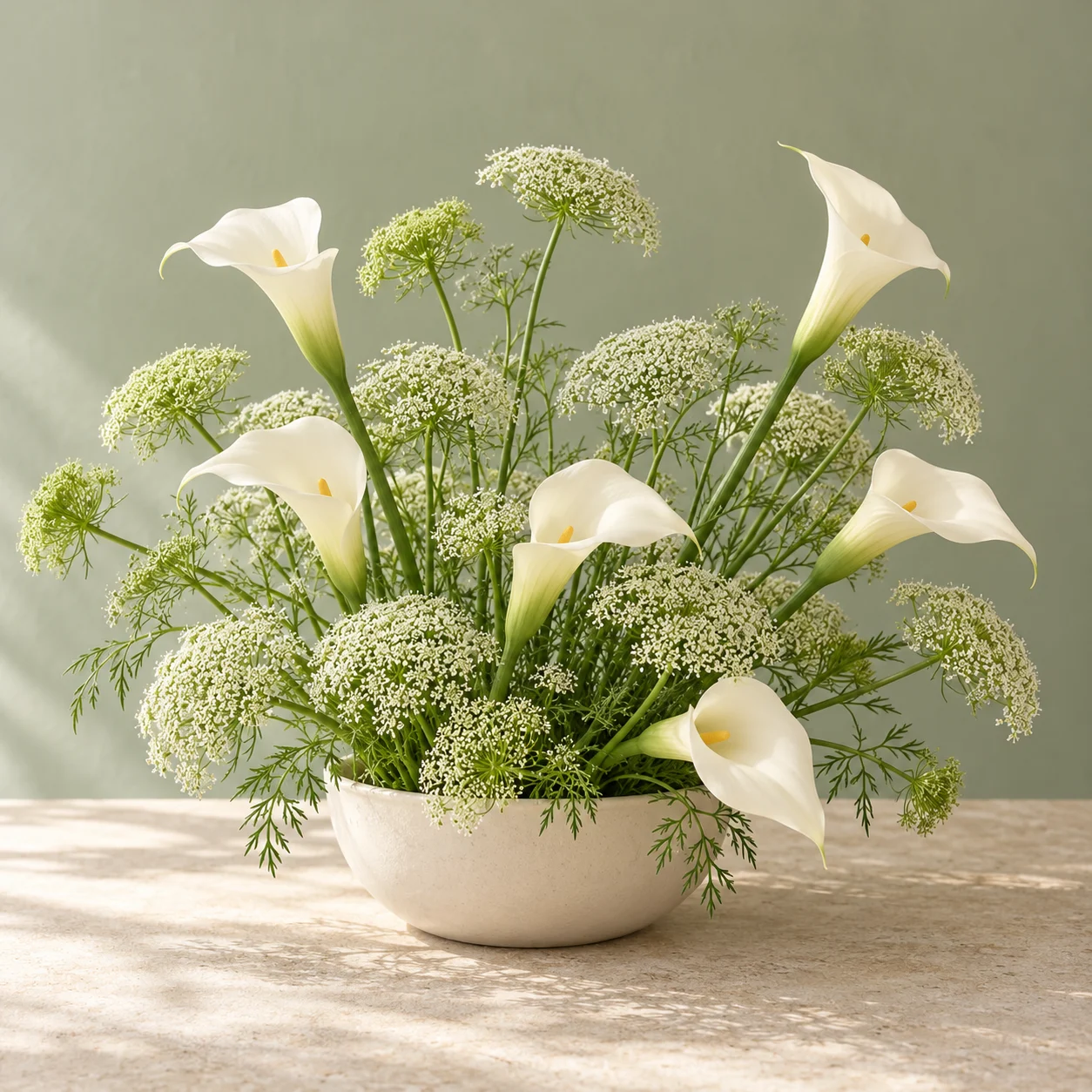 White garden